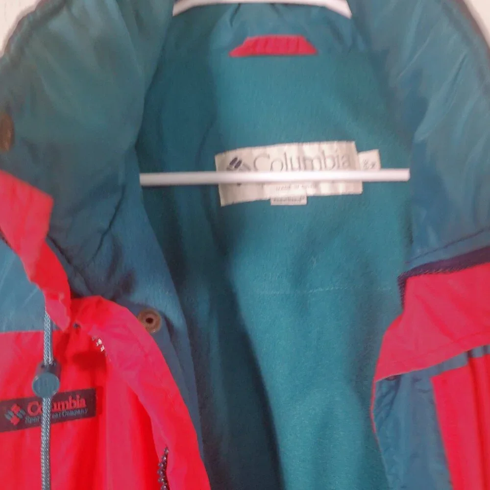 Vintage 80s 90s Columbia Sportswear Color Block Jacket Size Medium  Rare - Picture 7 of 14